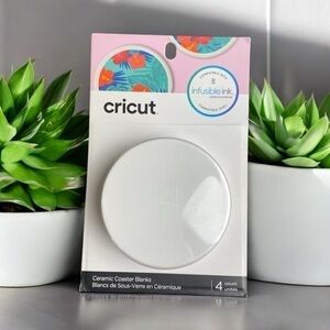Cricut infusible ink coasters -blanks for sublimation ink
